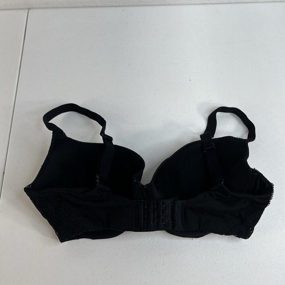 Secret Treasures 34D Full Coverage T-Shirt Bra Black Multiway Straps Underwire - Picture 5 of 15